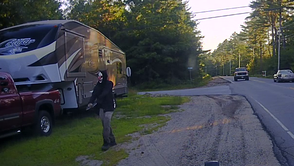 One-armed machete-wielding clown busted by police