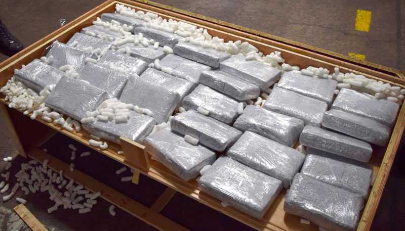 Customs officers seize $22 million in cocaine hidden inside furniture