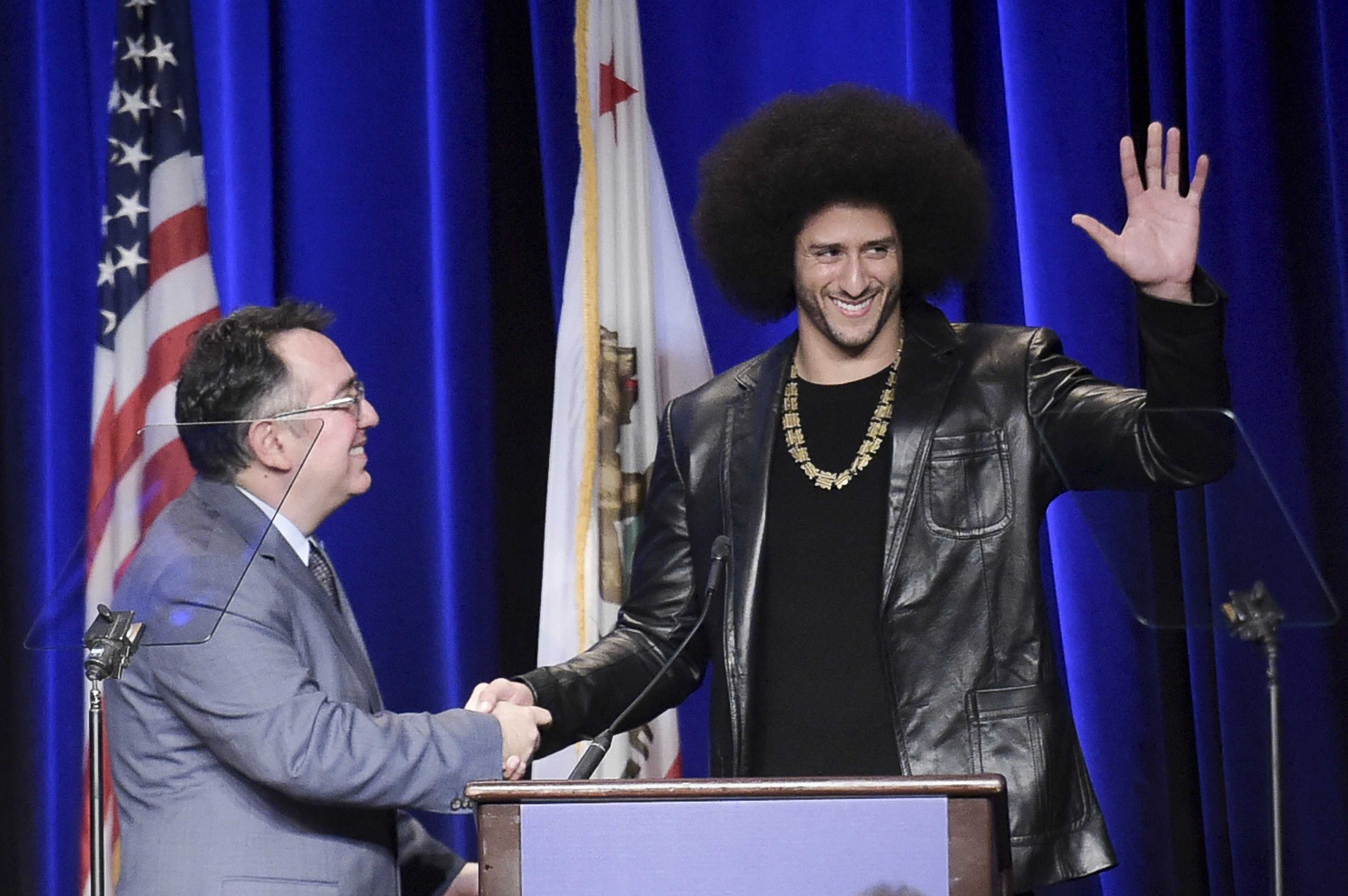 Colin Kaepernick named finalist for prestigious NFLPA award