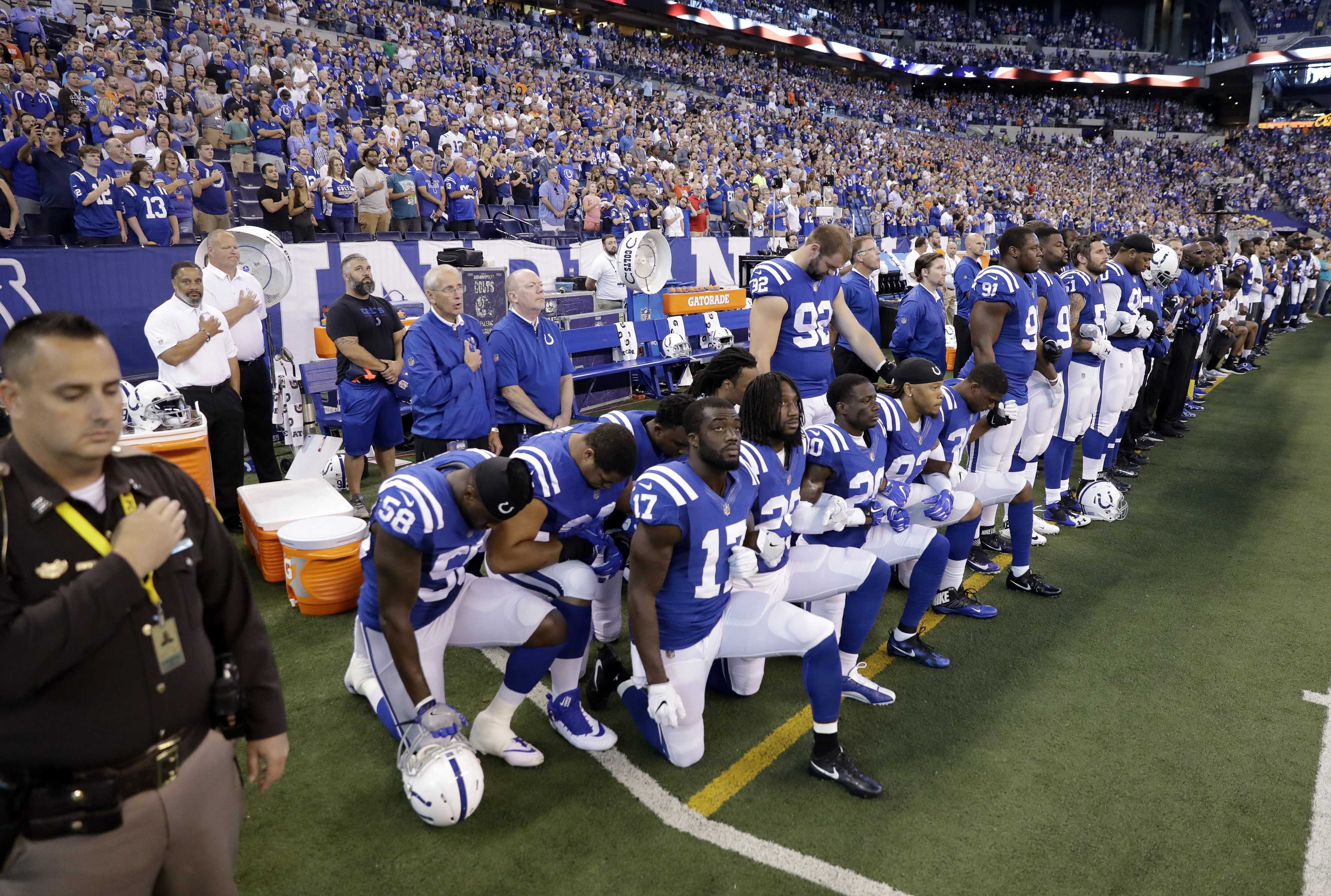 Anthem protests will be 'front and center' at NFL owners meeting