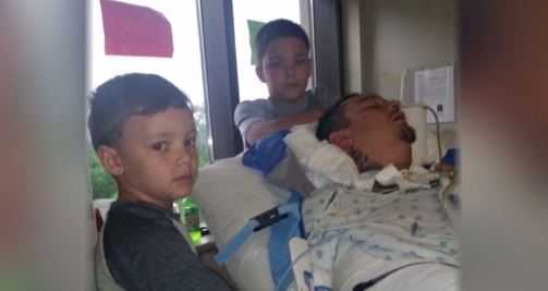 'I think it's a miracle': Family rejoices as father wakes from 3-week coma