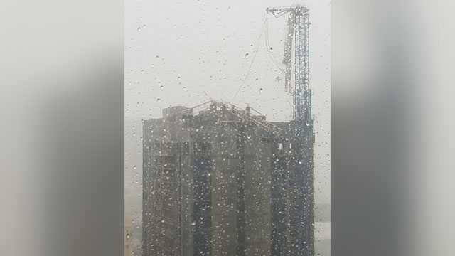 Videos shared on social media show strength of Hurricane Irma