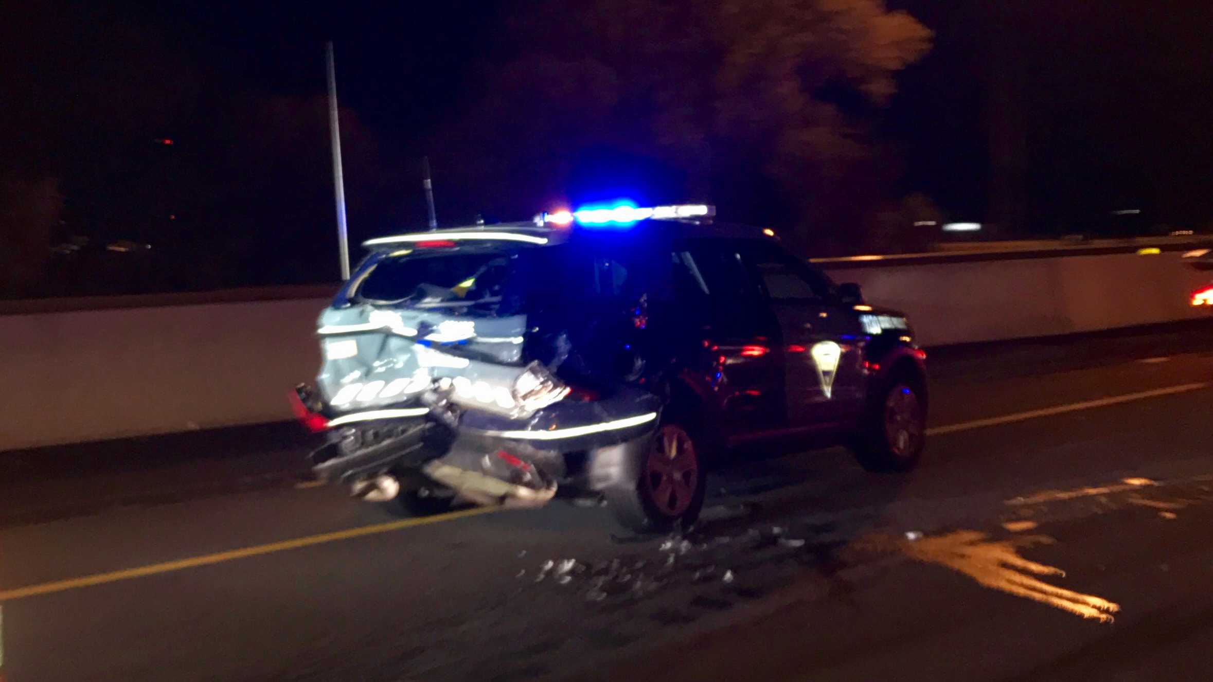 Police Cruiser Hit, Driver Charged With OUI