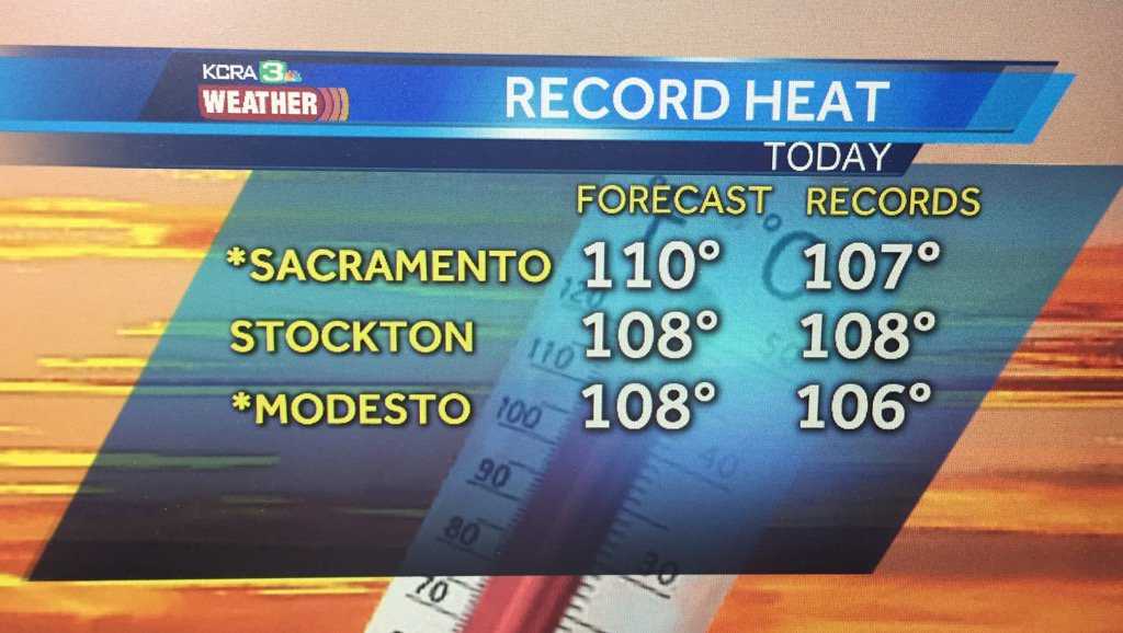 Heat peaks Thursday with 110 degree forecast