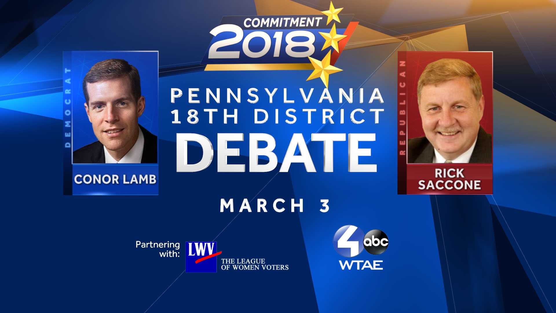 WTAE to broadcast Pennsylvania's 18th District Congressional debate Saturday