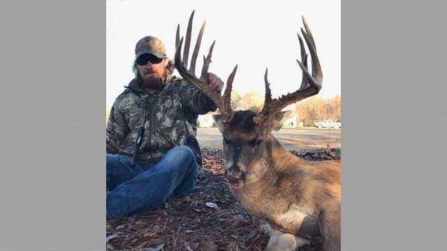 Biggest Buck They ve Ever Seen MS Man Shoots 11 point Stag biggest-buck-they-ve-ever-seen-ms-man-shoots-11-point-stag