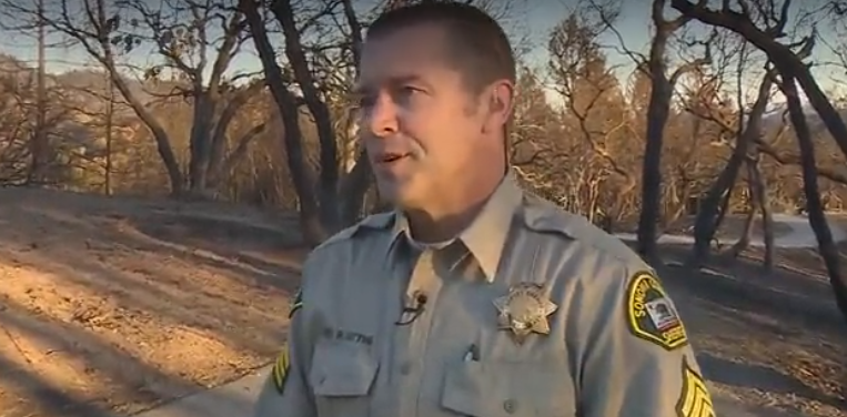 Dramatic video shows deputy risking life to save others during California wildfires