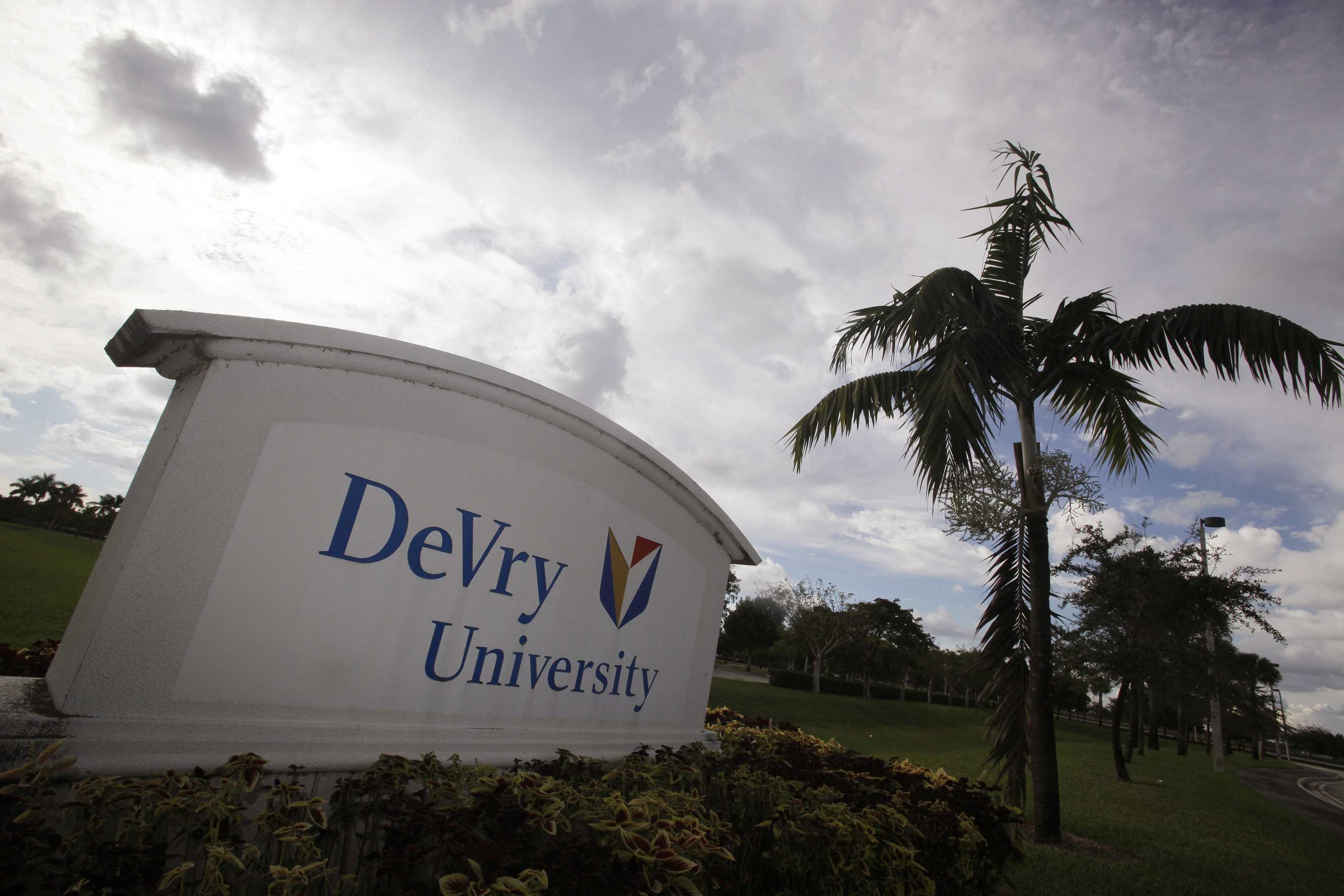 DeVry University refund checks are in the mail