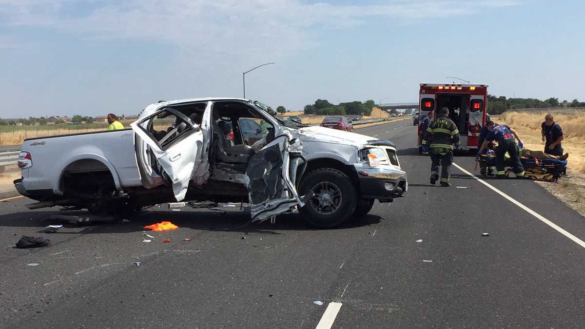 1 person taken to hospital after crash on Hwy. 99