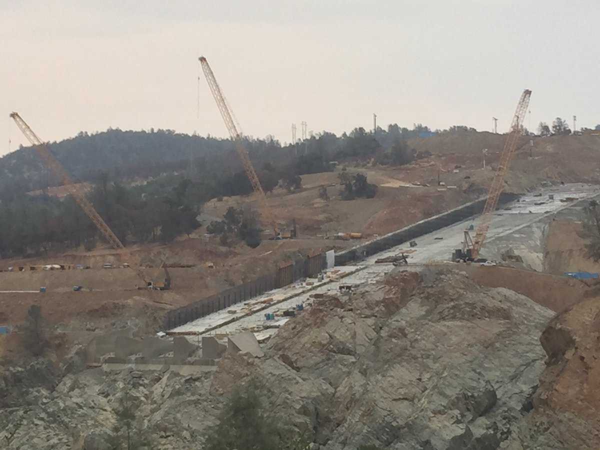 DWR: Spillway reconstruction on schedule