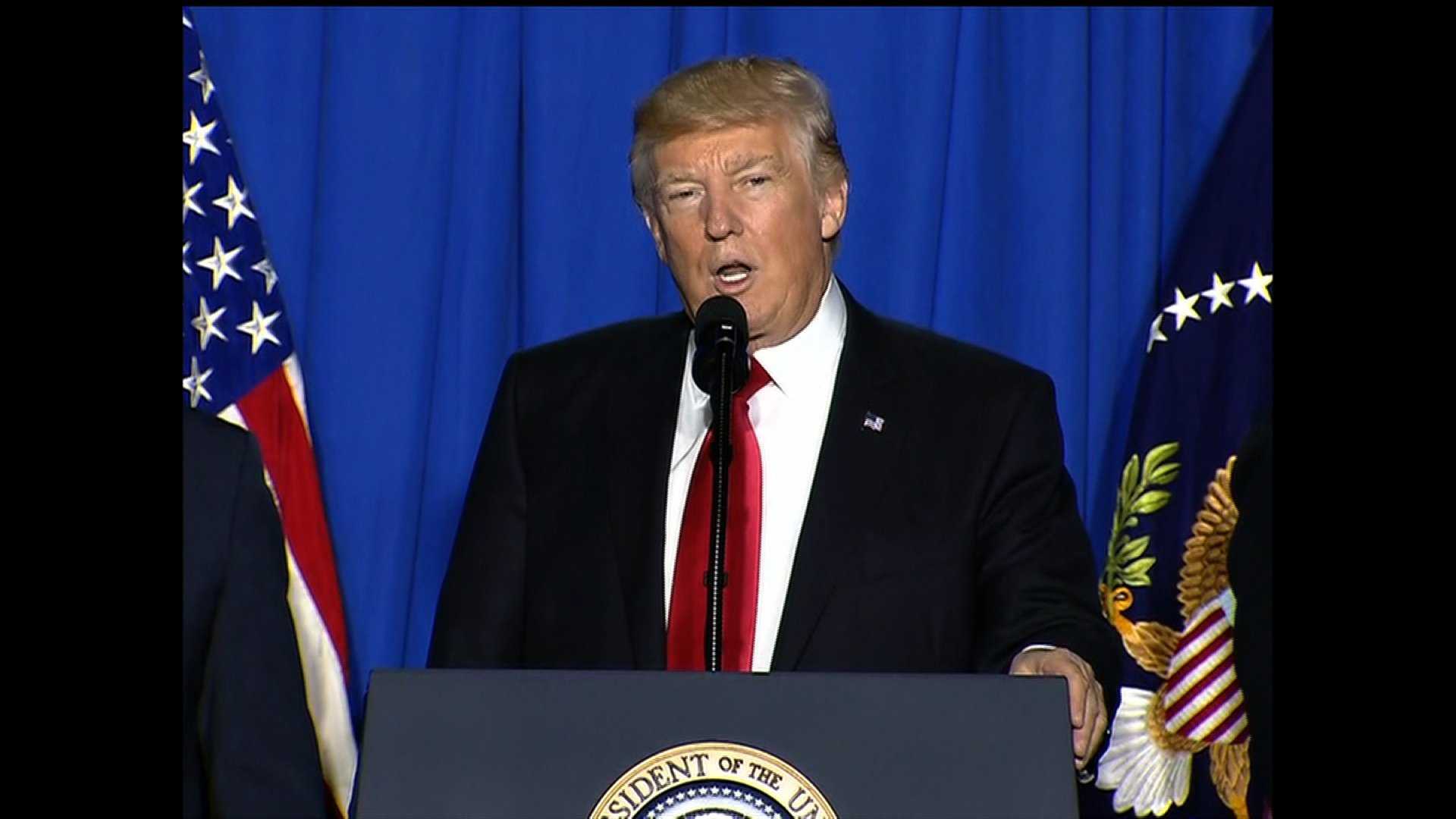 Watch live: Trump holds joint press conference with Kuwaiti leader