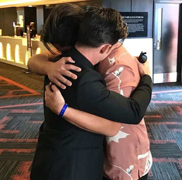 Drake Bell, Josh Peck hug it out following brief feud