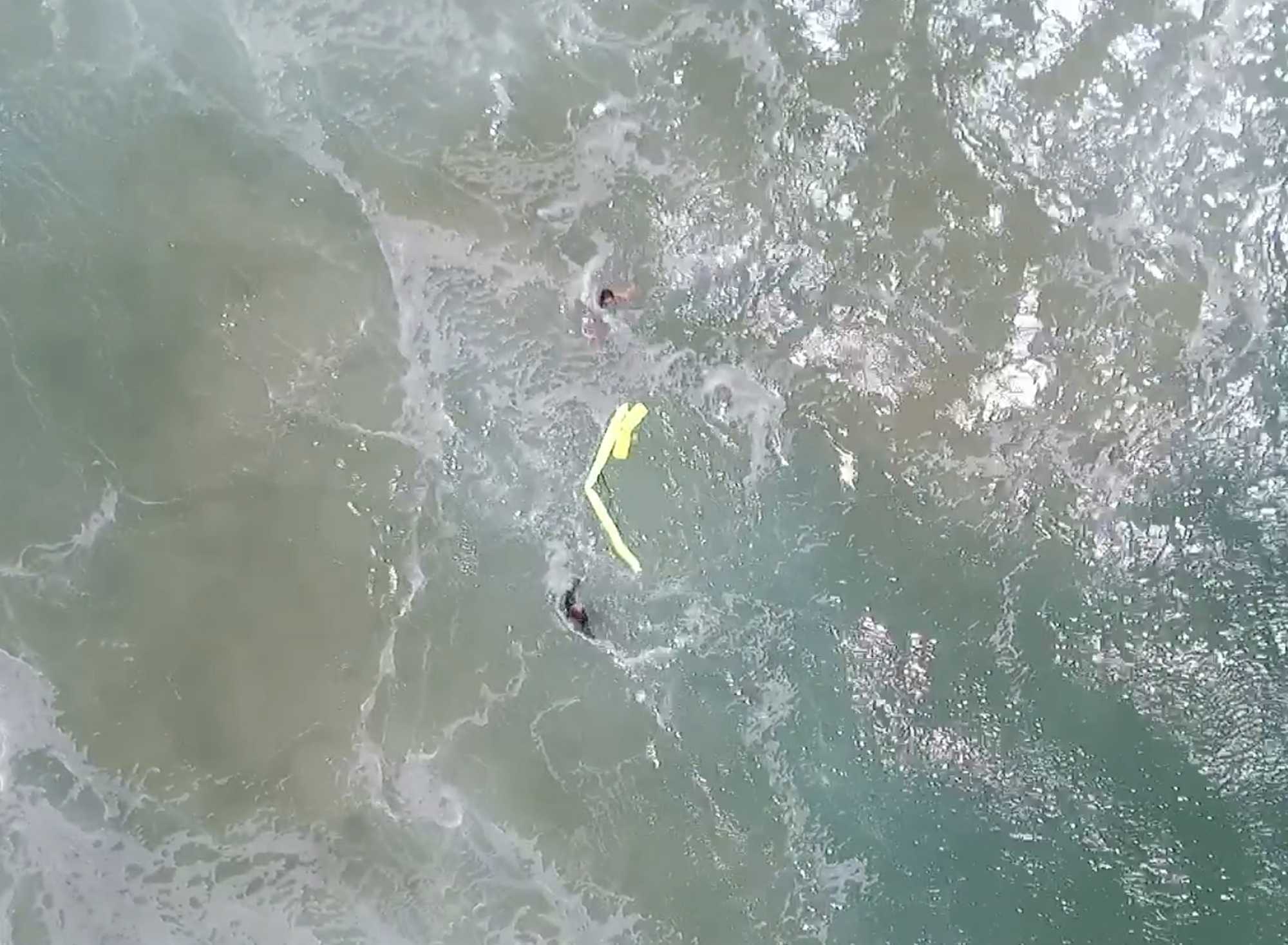 Incredible video: Lifesaving drone rescues teen swimmers caught in riptide