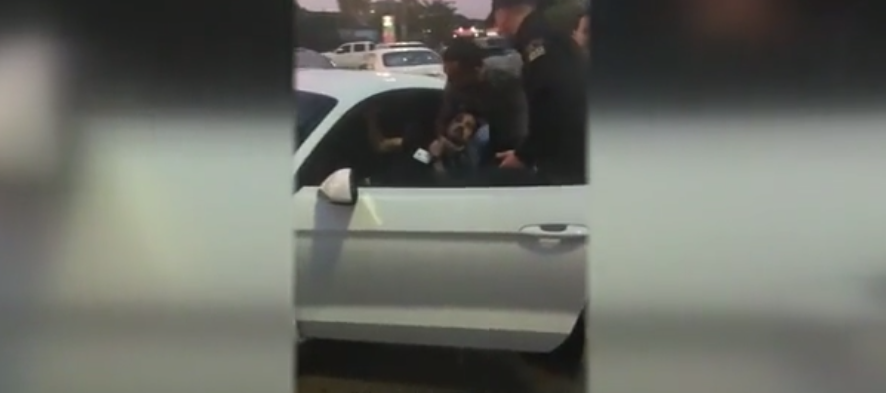 Wild video: Suspected drunk driver pulled from car in dramatic citizen's arrest