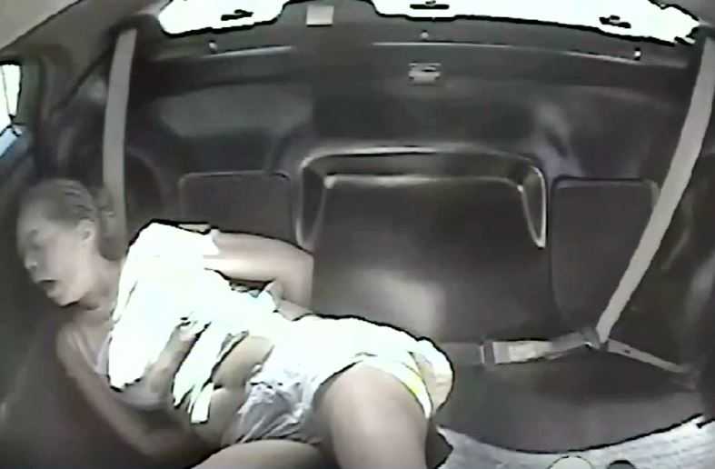 Dashcam video: Erratic drunk driver pulled over with child in car