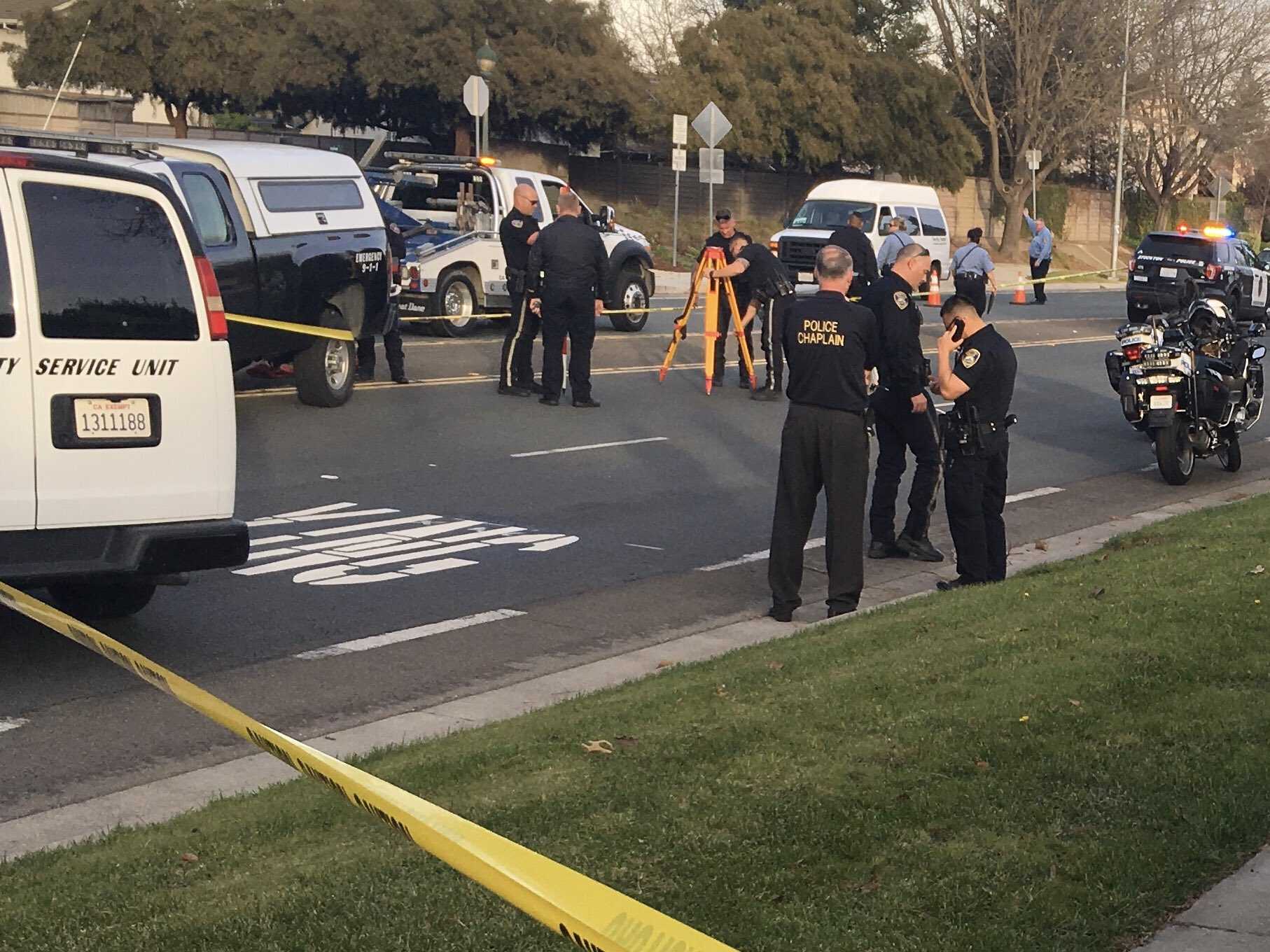 9-year-old girl hit by car in Stockton crash has died
