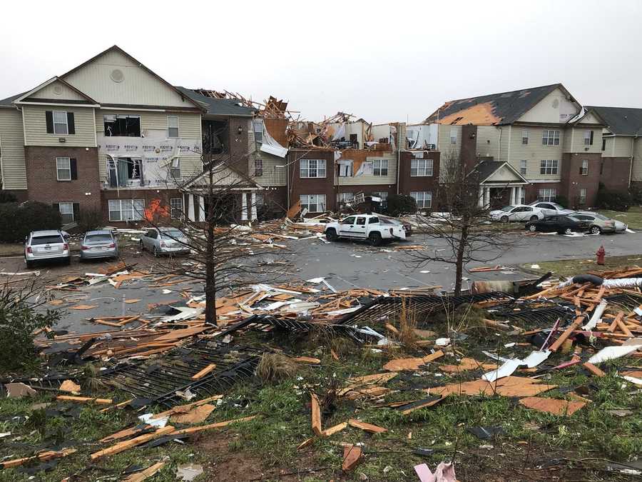 PHOTOS Tornado damage in Jacksonville, Alabama