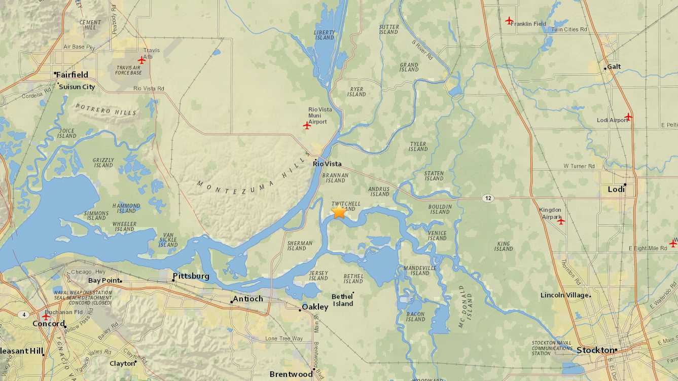 3.1-magnitude earthquake hits Solano County city