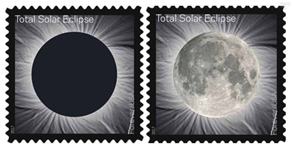 USPS releases total eclipse Forever stamp