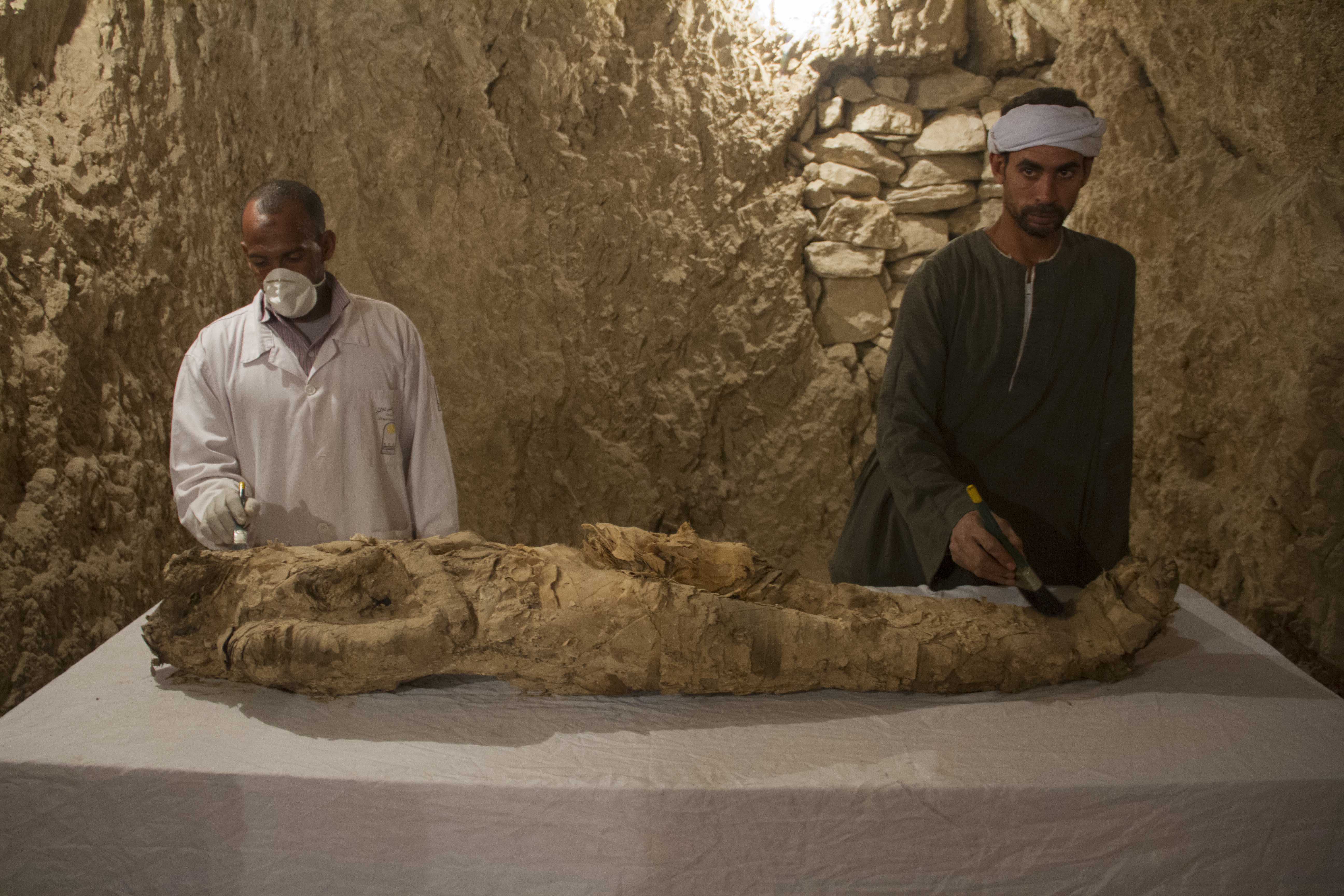 Archaeologists discover 3,500-year-old tombs in Egypt's Luxor