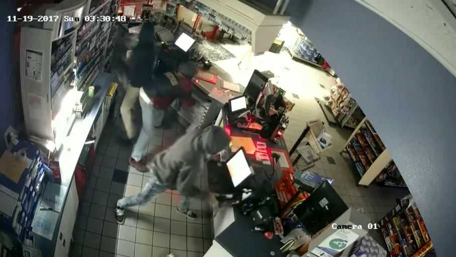 Surveillance video: 3 men burglarize Elk Grove store