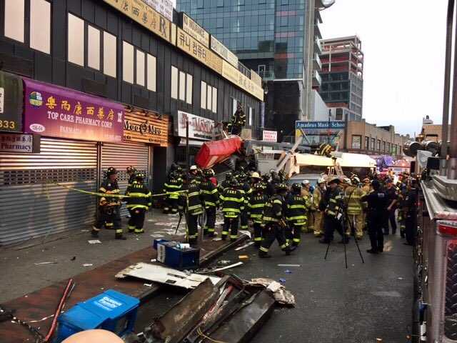 3 people killed after buses collide at NYC intersection