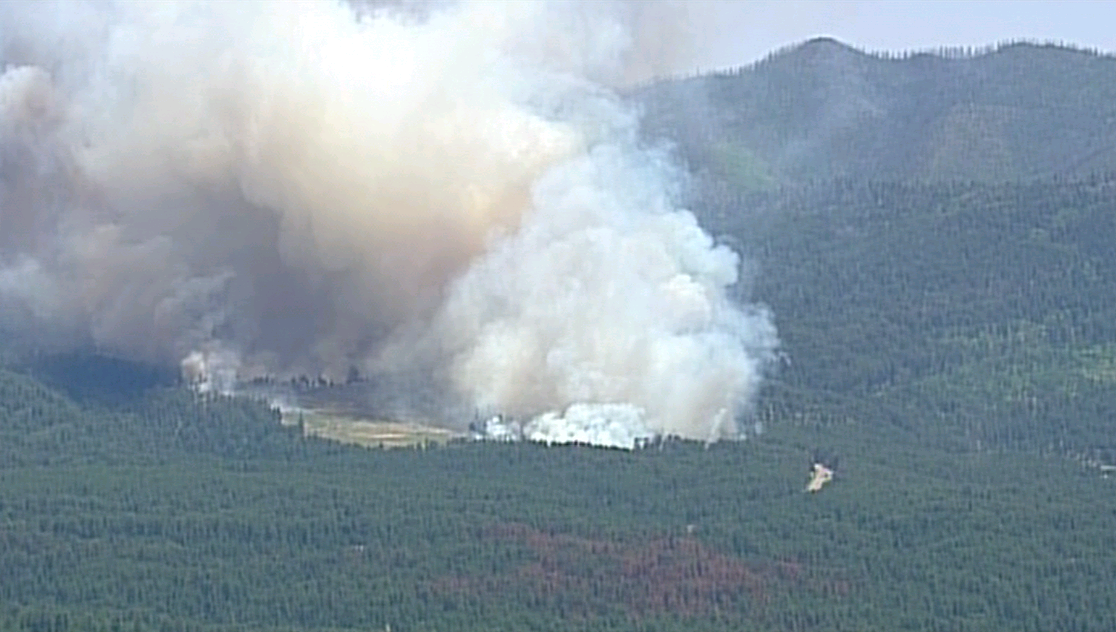The Cajete Fire burns more than 1300 acres