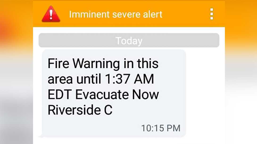 Glitch sends fire evacuation alert to Sacramento residents