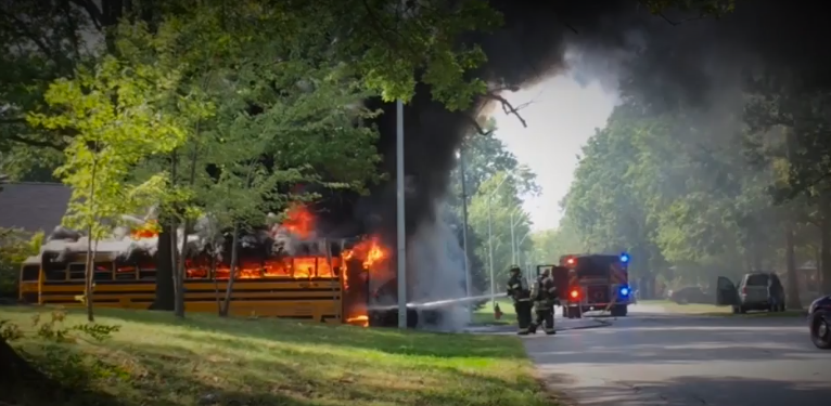 Courageous bus driver honored for saving 30 students during bus fire