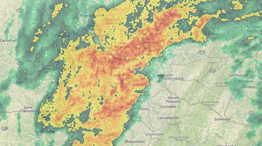Flash flood warning extended into early Saturday morning throughout Western Pa.