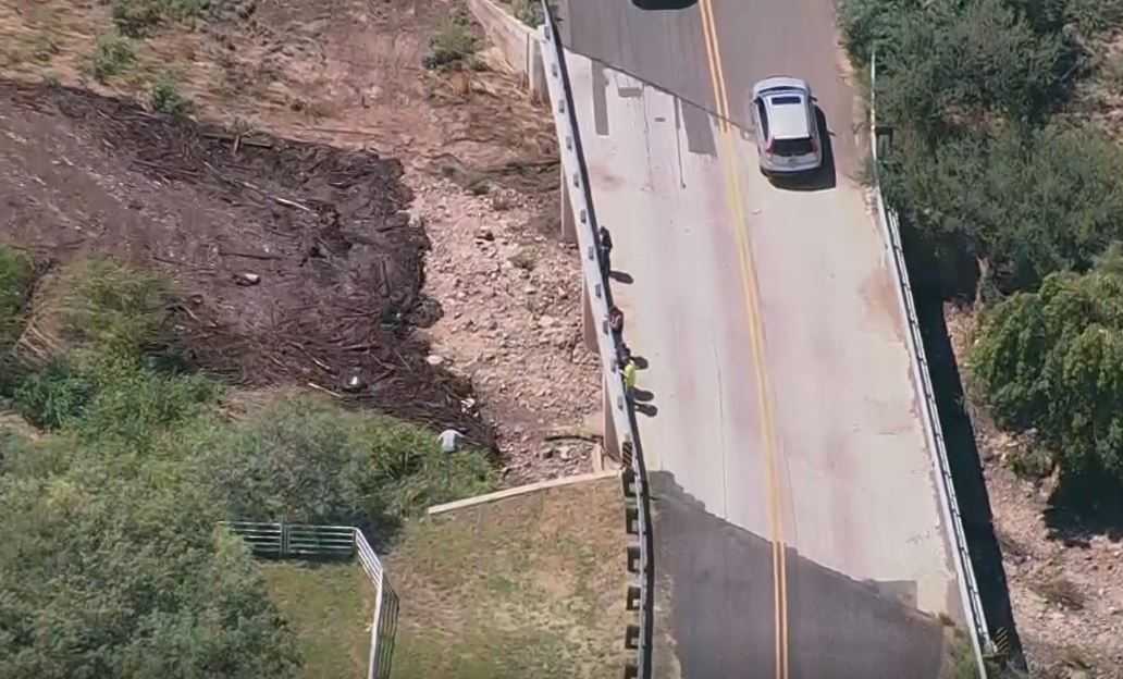 Arizona monsoons cause rushing mudslide