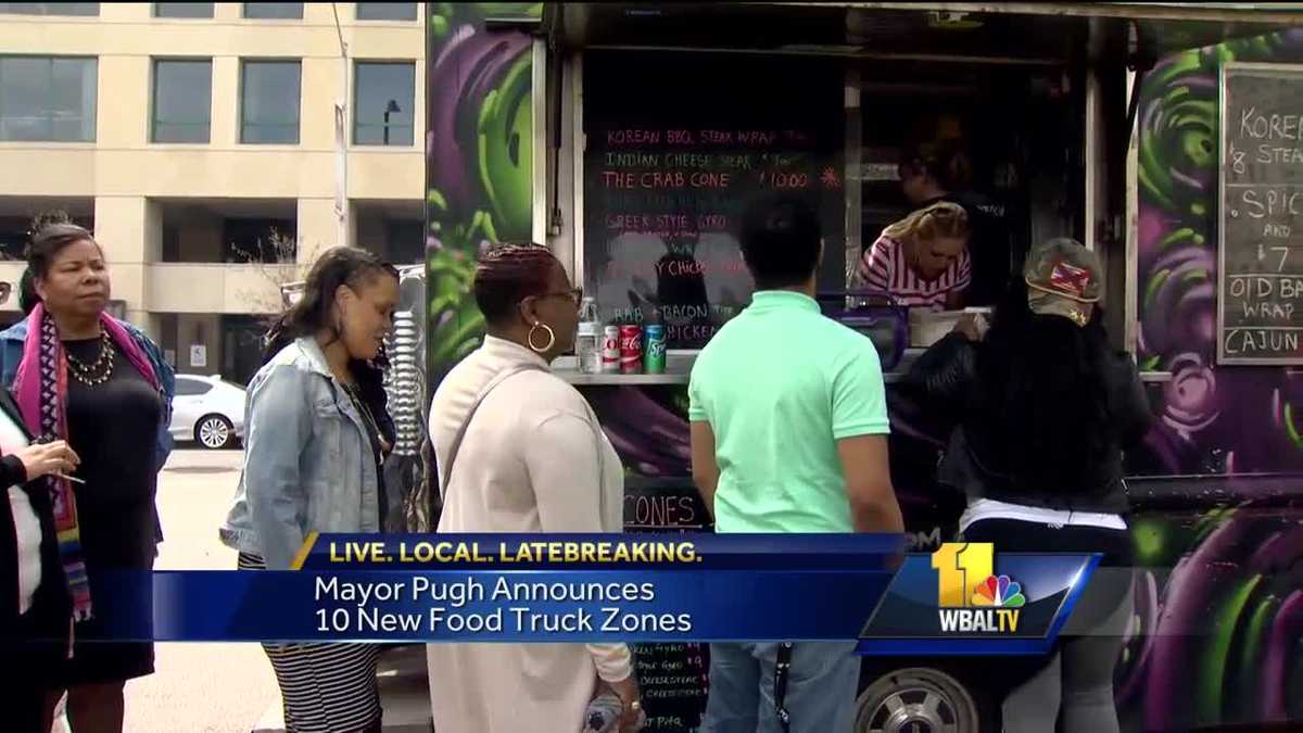 Baltimore establishing 10 food truck zones - WBAL Baltimore