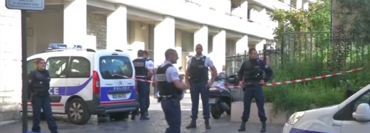 Man arrested in search for driver who hit French soldiers