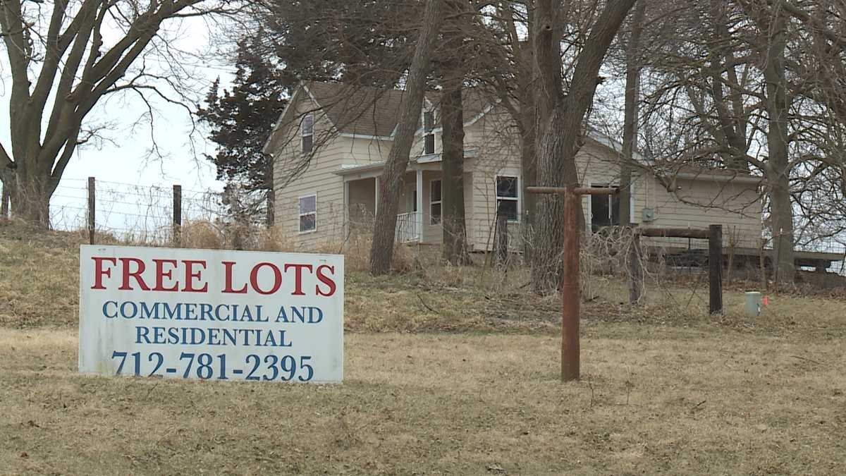 Rural Iowa town offering free land for homes, businesses