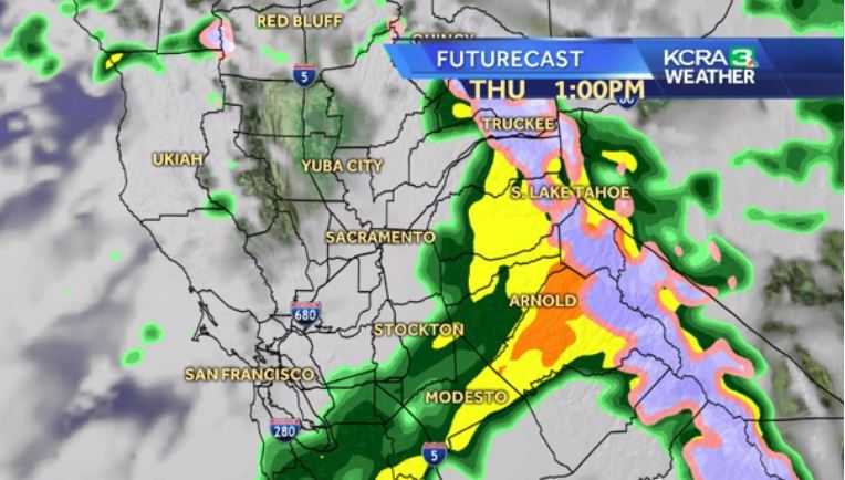 It's another rainy day in NorCal; See how long it will last