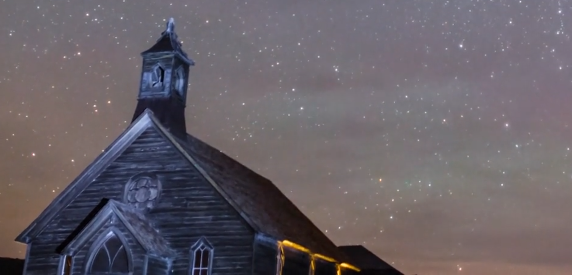 Stunning time-lapse shows beauty of Western ghost towns