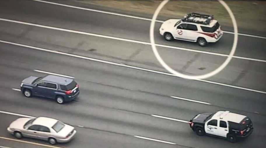 Who you gonna call? Texas police chase goes viral after 'Ghostbusters' spotted