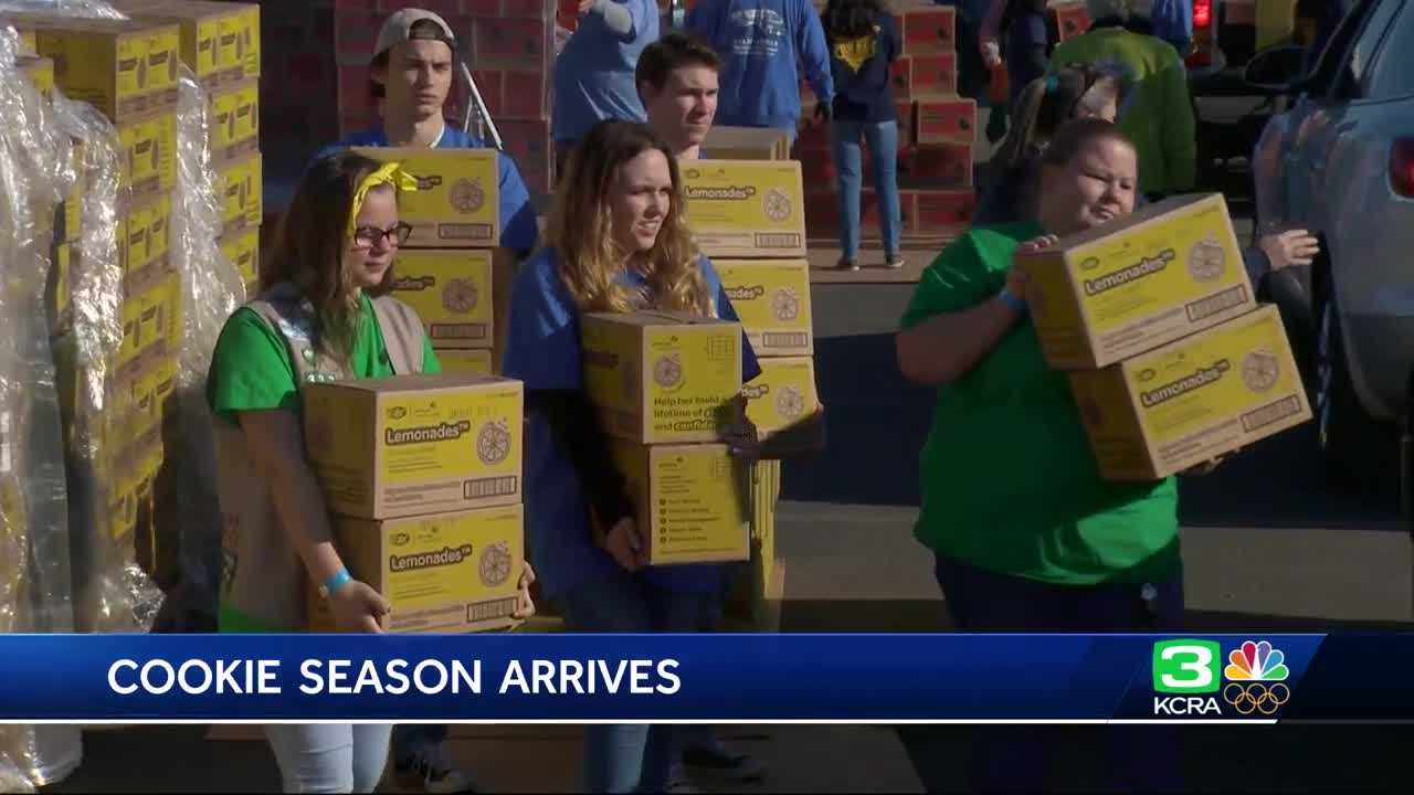 Over a million Girl Scout cookies arrive in West Sacramento