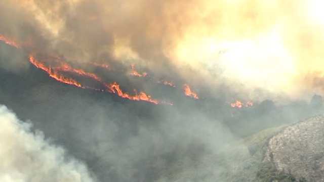 Police say Arizona man flew drone over wildfire