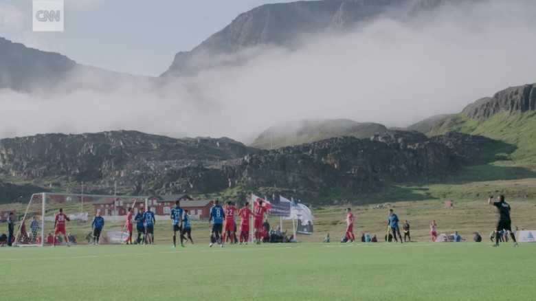 Greenland: Soccer with whales and icebergs