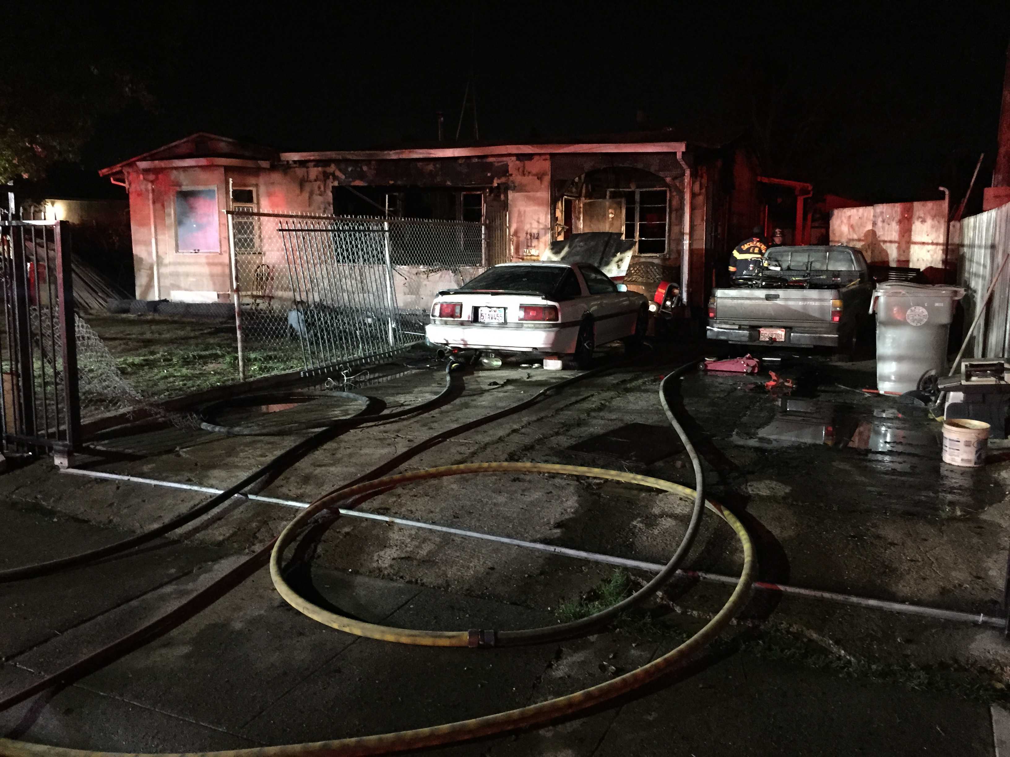 Sacramento house fire leads to large marijuana grow