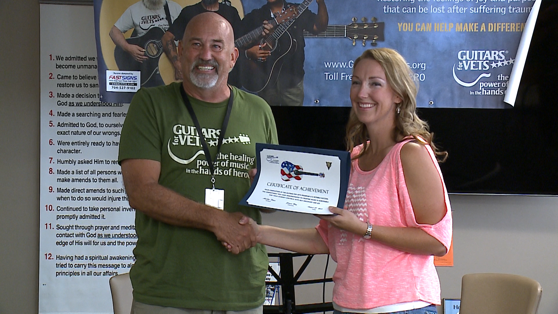 'Guitars for Vets' program uses music to heal veterans suffering from depression