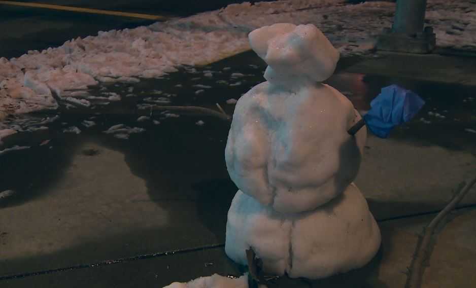 Heaps of hail freeze into winter wonderland in Northern California