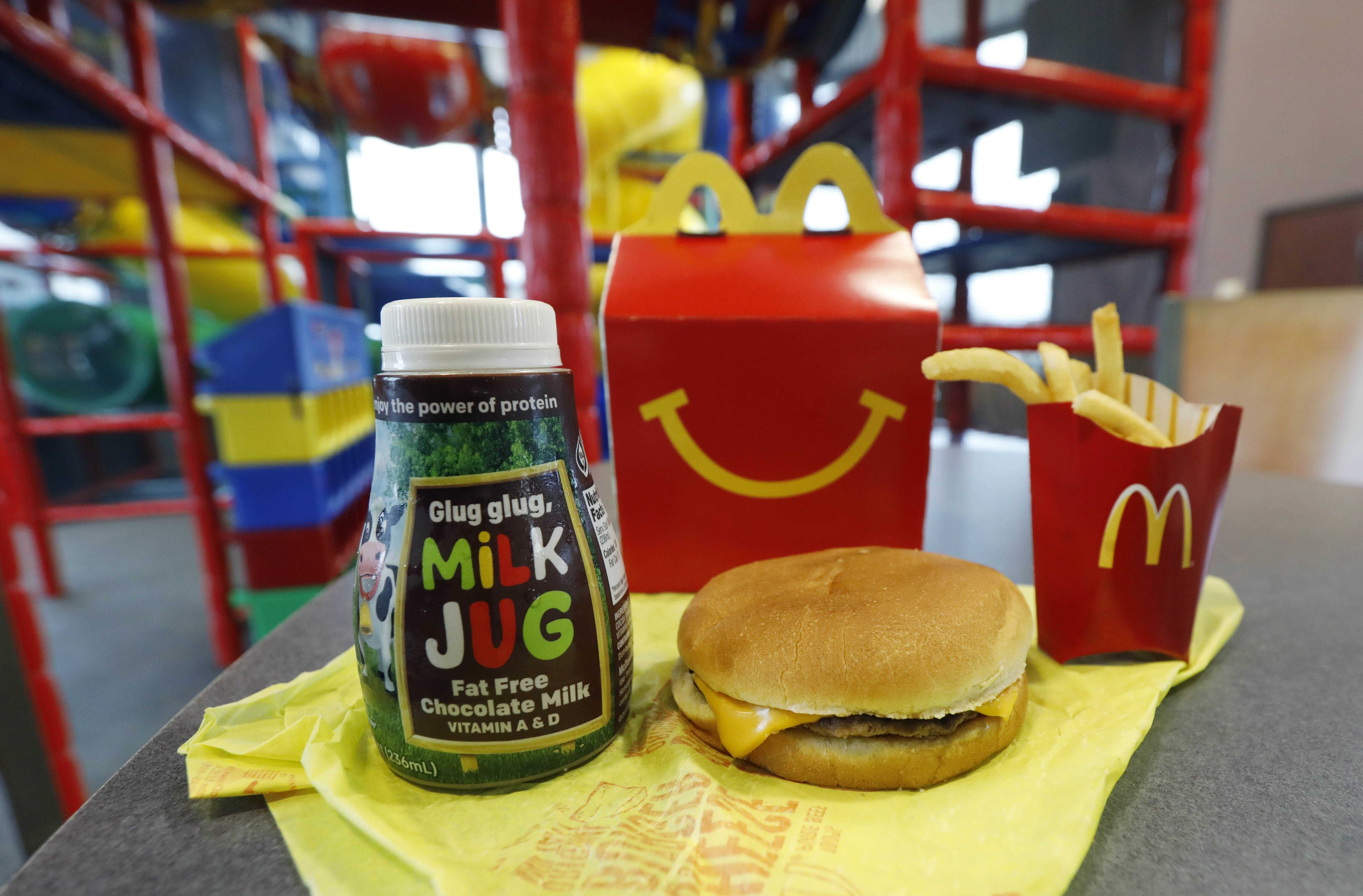 No more cheeseburgers: McDonald's slims down Happy Meal