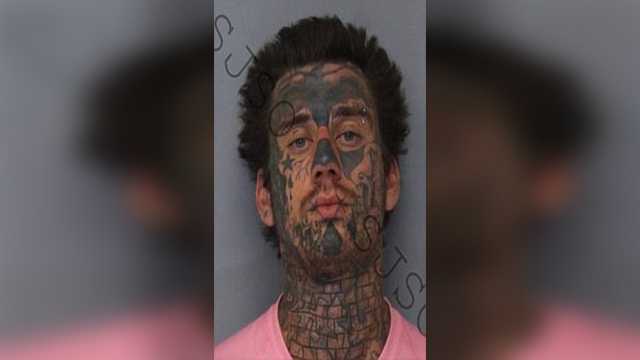 Man with history of unique mugshots is back in jail