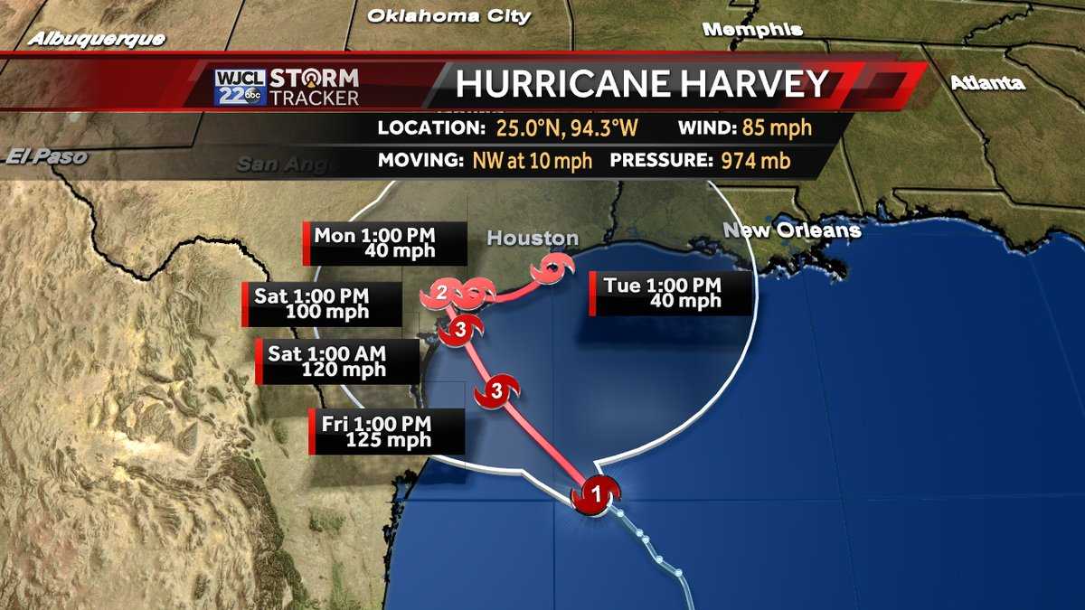 Weather Blog: Hurricane Harvey Headed For Texas