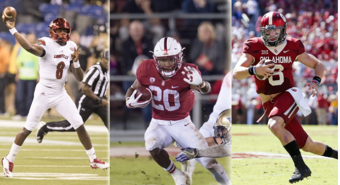 Mayfield, Jackson, Love are Heisman Trophy finalists
