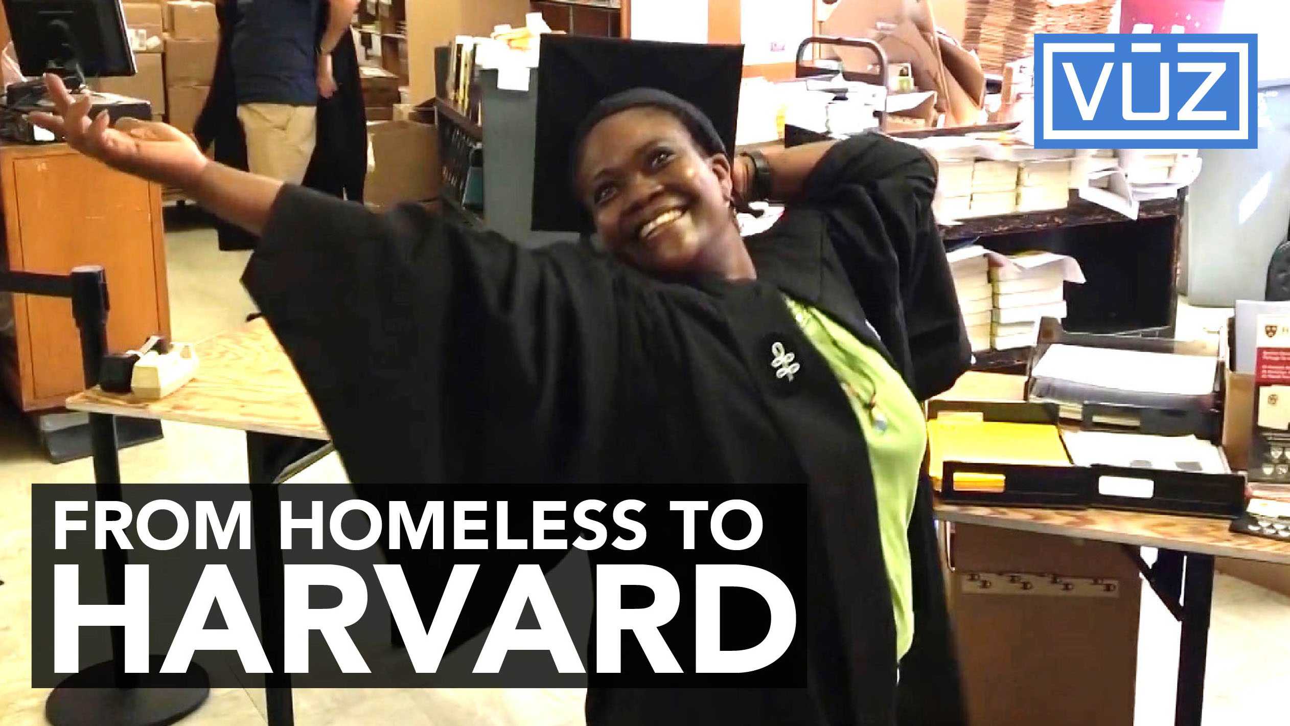 Woman celebrates her journey from homelessness to Harvard