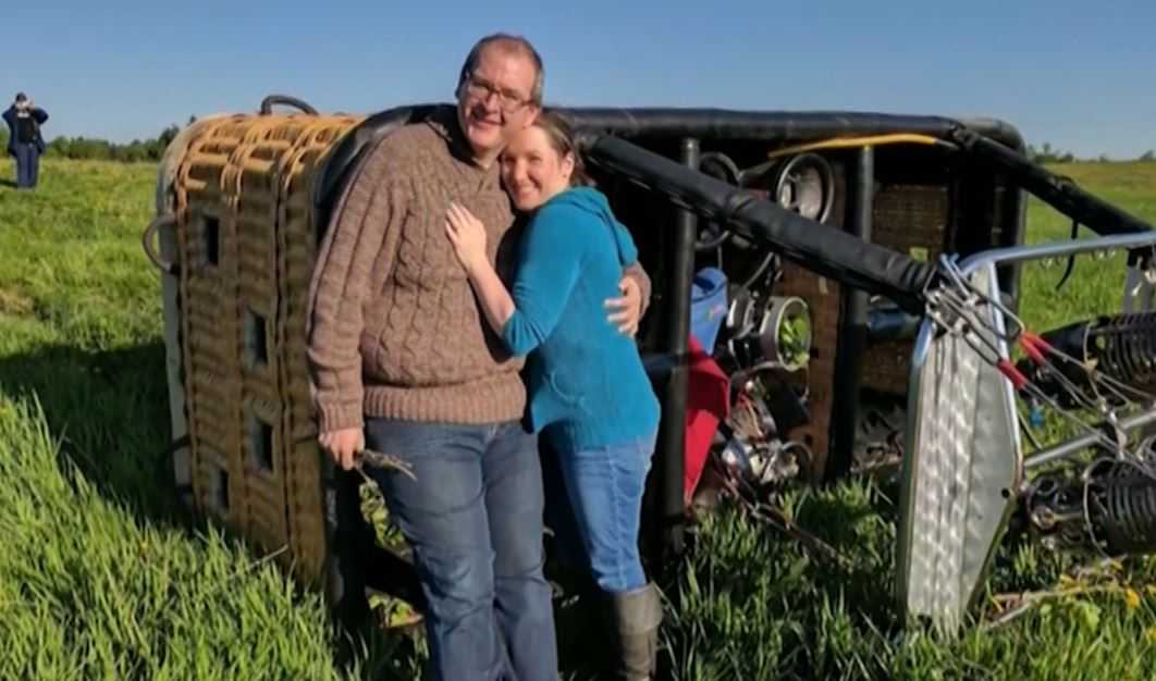 Marriage proposal goes awry when hot air balloon crashes