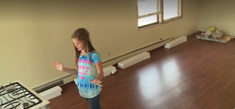 11-year-old girl flips house to save for college